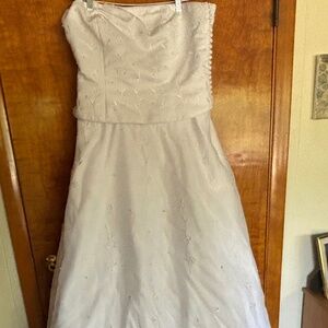 Strapless Wedding Gown